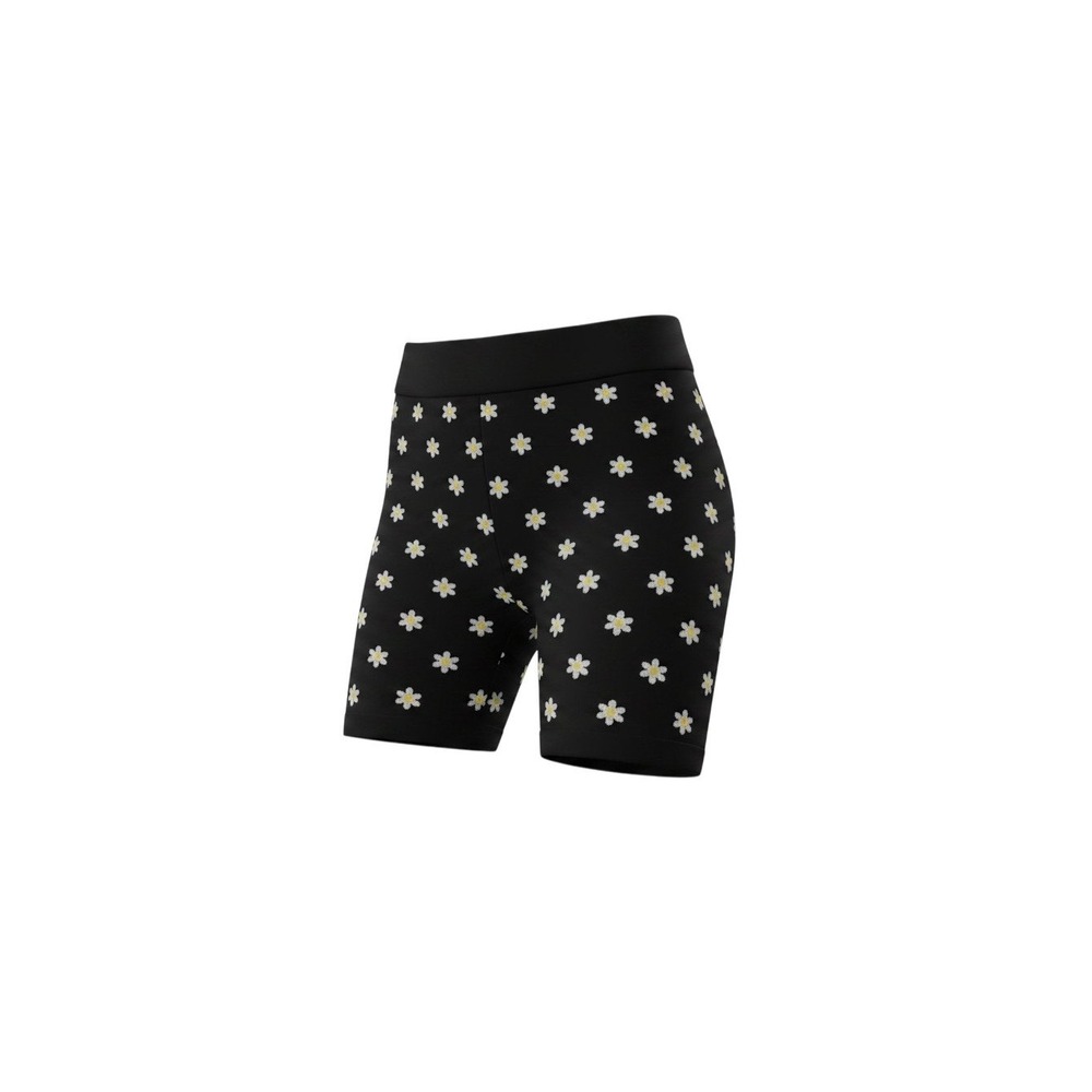 No Boundaries Bike Shorts Juniors L 11-13 Black Excellent Daisy Floral Print